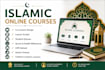 create an authentic islamic course curriculum and scripts acc quran and hadith