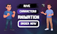 create interactive rive animation game ui rive animation lottie rive animation