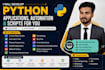 build custom python scripts, automation tools