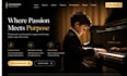 design wix music school website piano lessons instructor website