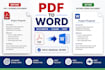 convert PDF, scanned documents and images to word