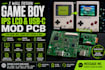 design game boy ips lcd and usb c mod pcb