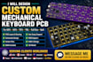design custom mechanical keyboard pcb layout