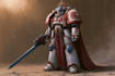 create a warhammer 40k character art
