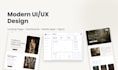 design clean and modern UI UX in figma