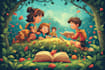 do custom children book kids book illustration