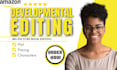 be your developmental editor and provide a thorough manuscript critique
