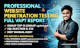 perform web penetration testing and vulnerability assessment report