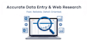data entry, web research, linkedin research
