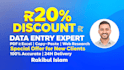 do linkedin research b2b lead genaration and data entry