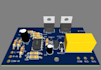 design schematics, layout analog sensor pcb, mixed signal sensor for prototypes