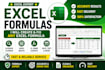 create excel formulas, functions and automate spreadsheets