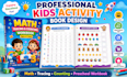 design number tracing math worksheets for kindergarten