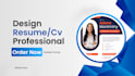 create a professional canva resume CV template