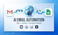 create ai email automation using n8n