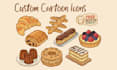 design custom cartoon icons