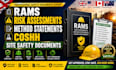create rams risk assessments method statements and coshh safety documents