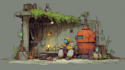 paint concept art, sci fi illustration and sci fi art
