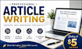 create, rewrite, and proof read articles and other documents