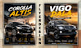 design luxury car sales posters