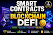 develop smart contract on ethereum , solidity developer