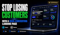 build a modern startup landing page that converts visitors into customers