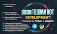build a custom telegram bot using python