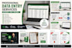 do accurate data entry, copy paste, excel and web research