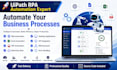 create custom uipath rpa bots to automate your business processes