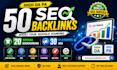 create 50 manual SEO backlinks