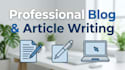 do SEO content writing, tech articles and blog posts, b2b, tech