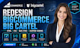redesign bigcommerce big cartel website fix html css bugs custom coding