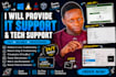 provide IT support help desk and online technical help services