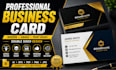 design professional business cards