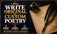 write original, custom, and emotional poetry