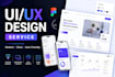 create website UI UX design and mobile app design