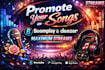 promote your songs on boomplay deezer maximum streams