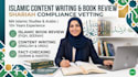 write, edit, and review islamic books and content