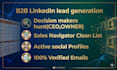 do b2b linkedin generation and cold email outreach