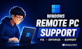 fix, troubleshoot and optimize your windows pc remotely