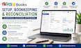 do zoho books setup, bookkeeping and reconciliation