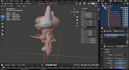 do character rigging, 3d dynamic head in blender