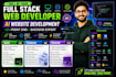 full stack web developer, ai website development, front end backend developer