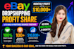 do ebay 2 step dropshipping on profit share