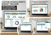 create a custom google sheets personal budget tracker