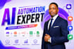 build n8n ai automation workflows, API integrations and business automation