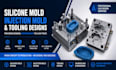 design plastic injection mold silicone mold and manufacturing tooling