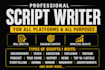 write engaging youtube video scripts for all genres