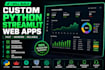build custom python web apps with streamlit