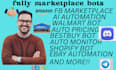 do facebook marketplace bot, posting bot, ebay bot shopify bot, price alert bot